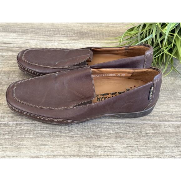 MEPHISTO Mens 9.5 Edlef Leather Slip On Loafers Cool Air Comfort Orthotic Casual